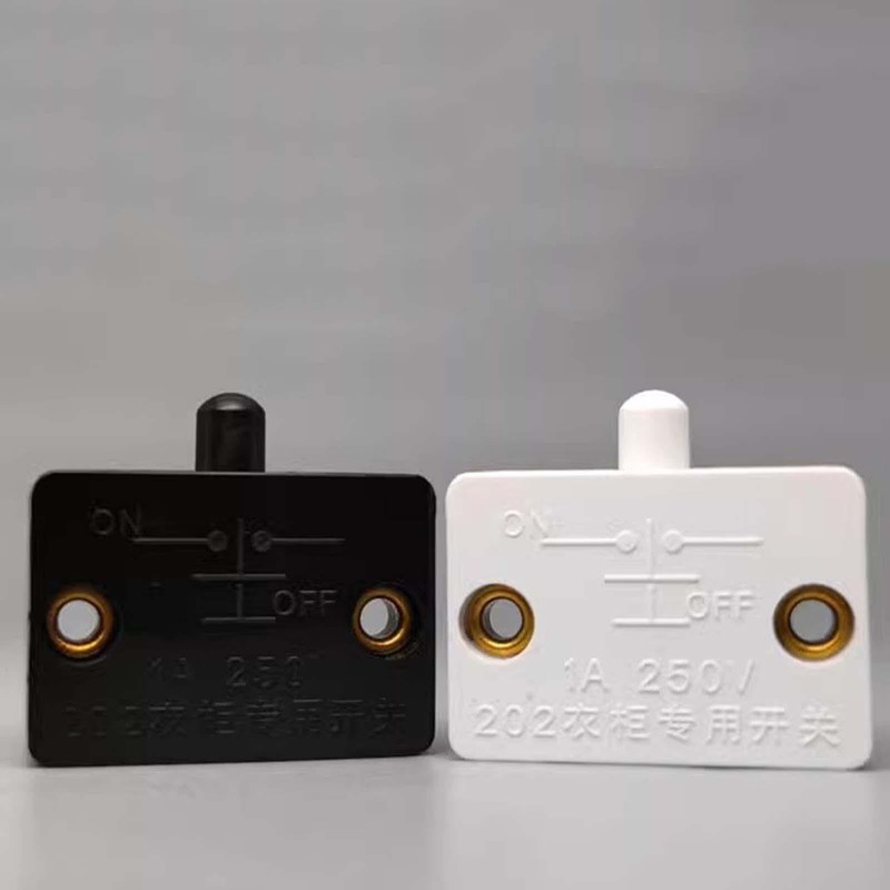 Fenteer 4Pcs Cabinet Door Switch Closet Light Lamp Switch for