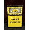 BUCKLEY MILLS REPLACMENT MILLS/ GOLDEN NUGGET GUARANTEED $20.00 JACKPOT GLASS