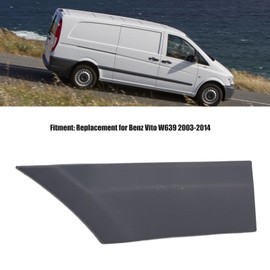 Rear Door Moulding Shockproof Decorative Protective Strip for Rear Door Shape Abrasion Resistant for Vito W639 (Right: 6396902862)