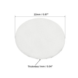 PATIKIL 22mm/0.87" Foam Lid Liner, 100 Pack PS Foam Resistant Tamper Pressure Sensitive Seal for Bottle Cap Liners Seals
