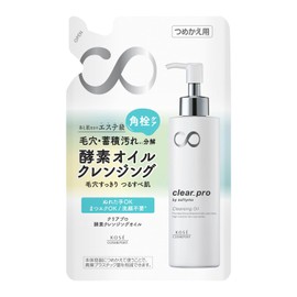 KOSE Softymo Clear Pro Enzyme Cleansing Oil, Refill, 5.3 fl oz (160 ml)
