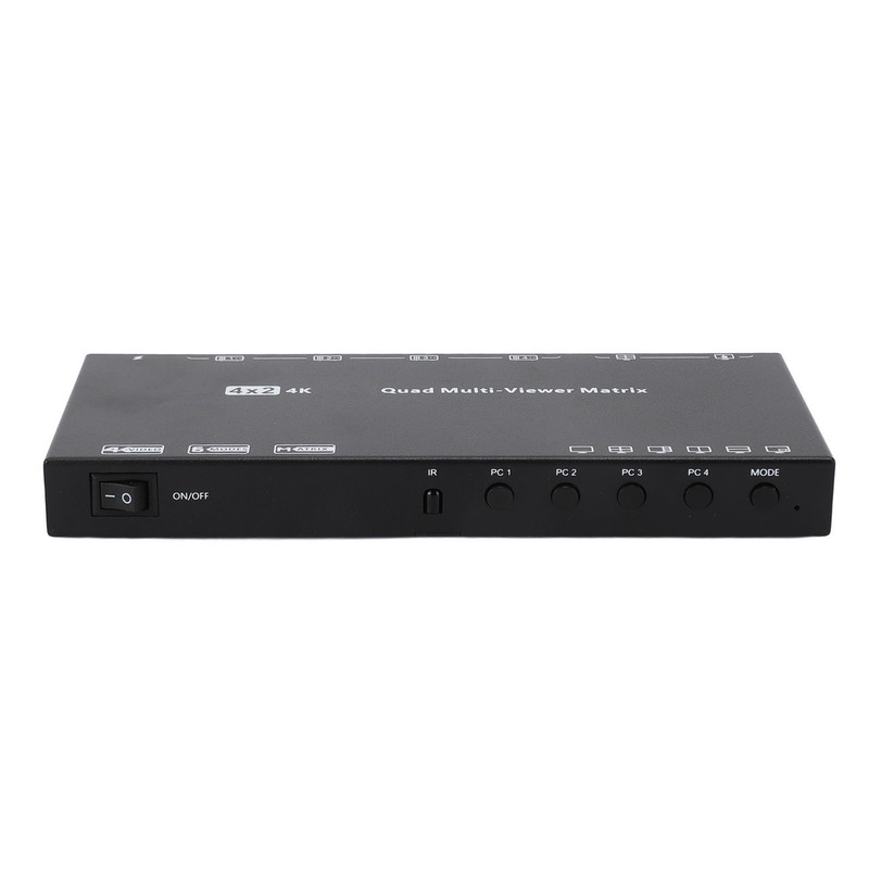 4K 30Hz HD Multimedia Interface Switch Splitter with Remote 6