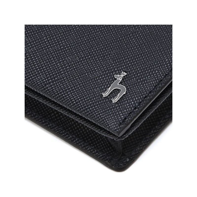 Hazzys (신세계센텀점)BRIGHTON 네이비 가죽 라인배색 카드지갑 HJHO4F602N3 (Brighton Navy Leather