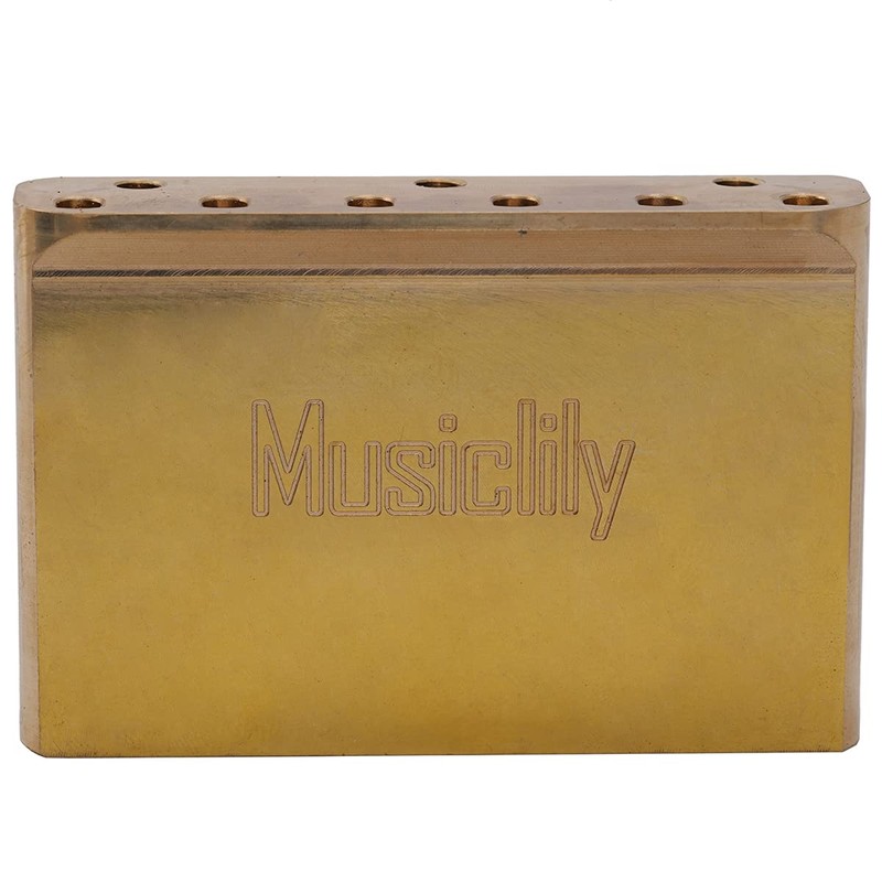 Musiclily Ultra 10.8mm Pitch Brass Tremolo Block for 42mm GOTOH