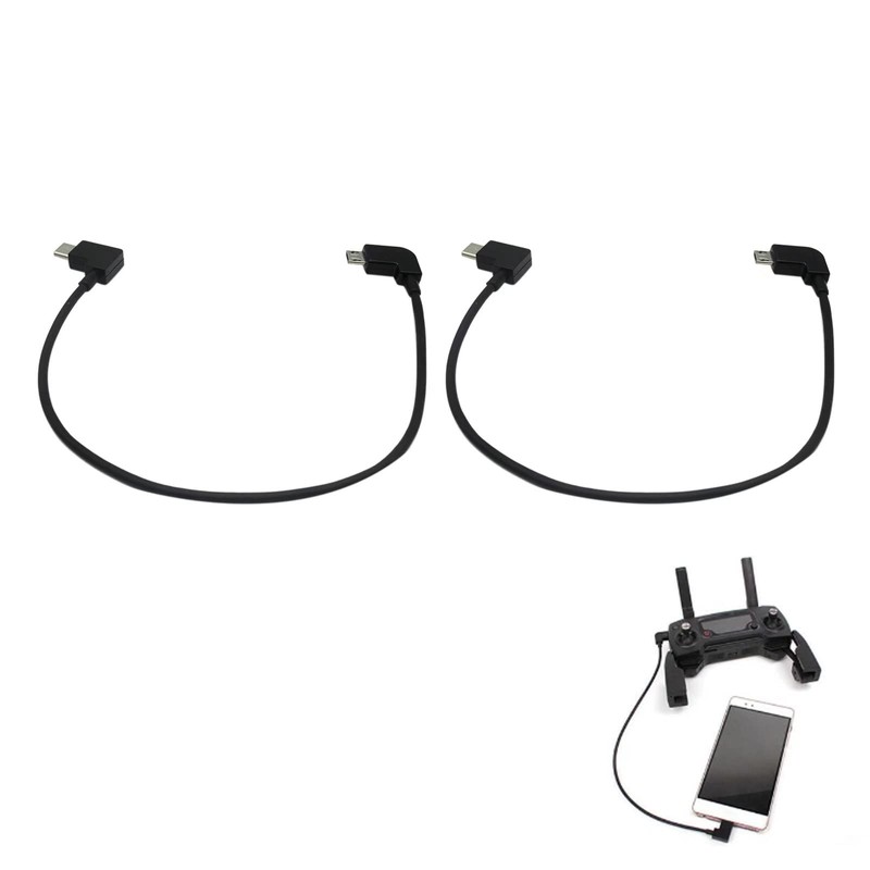 2-Pack Remote Controller Cable for DJI Mavic Pro/AIR Controllerto Type-C