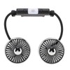 USB Car Fan, Powerful 3 Speed Dual Head Gooseneck Car