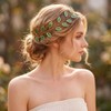 Wedding Headband Gold Leaf Bridal Headpieces for Bridesmaid and Flowergirls