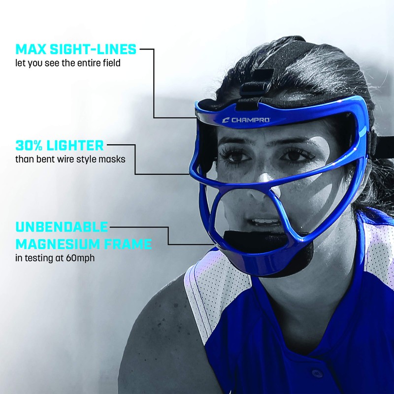 CHAMPRO Rampage Ultralight Softball Fielders Mask