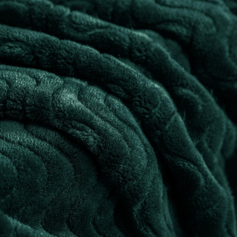 Exclusivo Mezcla Large Flannel Fleece Throw Blanket, 127x178 CM Sofa