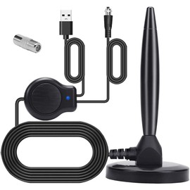 120 Mile High Definition Digital Indoor TV Antenna Smart Signal Amplifier TV Aerial