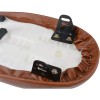 Dreamizer Motorcycle Retro Brown Cafe Racer Seat Hump Saddle For