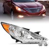 SOCKIR Headlight for 2011-2014 Hyundai Sonata Right Passenger Side w/Bulbs