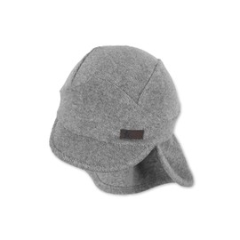 Sterntaler Unisex Children's Peaked Cap Neck Terry Cloth Children's Hat, smoke Grey, 55