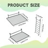 4 Pcs Sugar Glider Supplies Cage Accessories, Hamster Stainless Steel