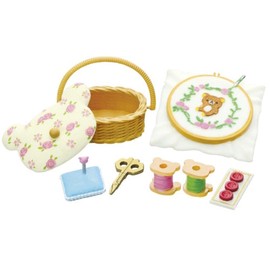 Rement San-x Rilakkuma British Tea Time Re-Ment Miniature Doll Furniture - Sewing Kit