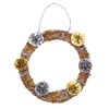 Baker Ross AV883 Natural Rattan Wreaths, Perfect for Seasonal Displays,