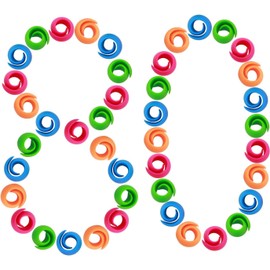 FQTANJU 80pcs Thread Spool Savers/Spool Huggers - Prevent Thread Tails from Unwinding Keep Thread Spool Organized- No Loose Ends for Sewing and Embroidery Machine Thread Spools