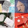 1512 Alphabet Stickers 12 Sheets Alphabet Stickers Vinyl Self-Adhesive Number