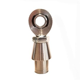 Left Hand 3/4" Bore X 7/8"-14 Shank, 1.25" ID Tube Insert with Jam Nut Heim Joint Rod End