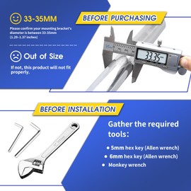 YWLUWEI Foot Pegs Non-sliding Footrest Motorcycle Bicycle Folding Foot Pegs 90 Degree Foldable Electric Motorbike Passenger Footrests Rearsets Rear Set Footpegs Foot Rest Pedals (Black)