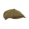WALKER AND HAWKES - Men's Green Sage Derby Tweed 8-Panel