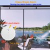 EverNary Window Vibration Alarm, 3Pack 125dB Loud Ultra-Slim Anti-Theft Alarm