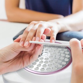 Cofashion Nail Dust Collector Vacuum with Adjustable Speed Rotary 48w Powerful Dust Collector Nails with Filter Electric Dust Suction Machine for Manicure