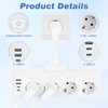 Power Strip with 2 USB and 2 Type-C Multiple Sockets