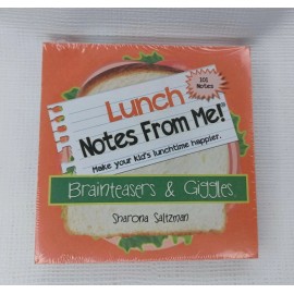 Unbranded Lunch Notes From Me! Brainteasers & Giggles 101 Tear-off Lunchbox Notes for Kids