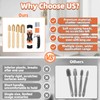 6 Pcs Caulk Tool Set-Multi-Purpose Silicone Caulking Tool Kit with