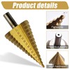 KRANX Step Drill Bits Set for Metal 2Pcs, Stappenboor, Stap