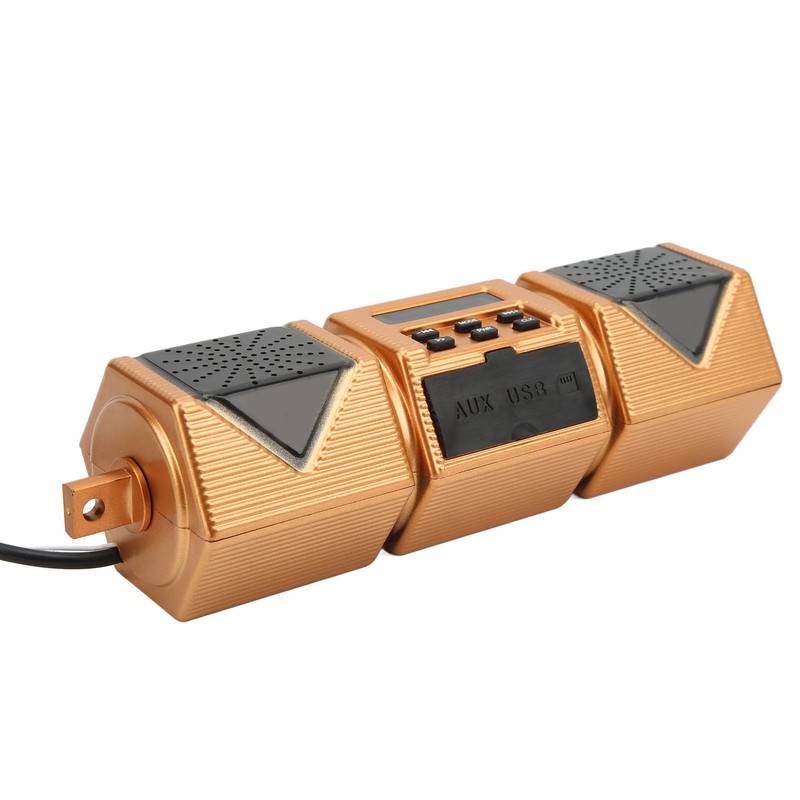 Motorcycle Stereo Speaker Handlebar Mount MP3 Music Player IP54 Waterproof