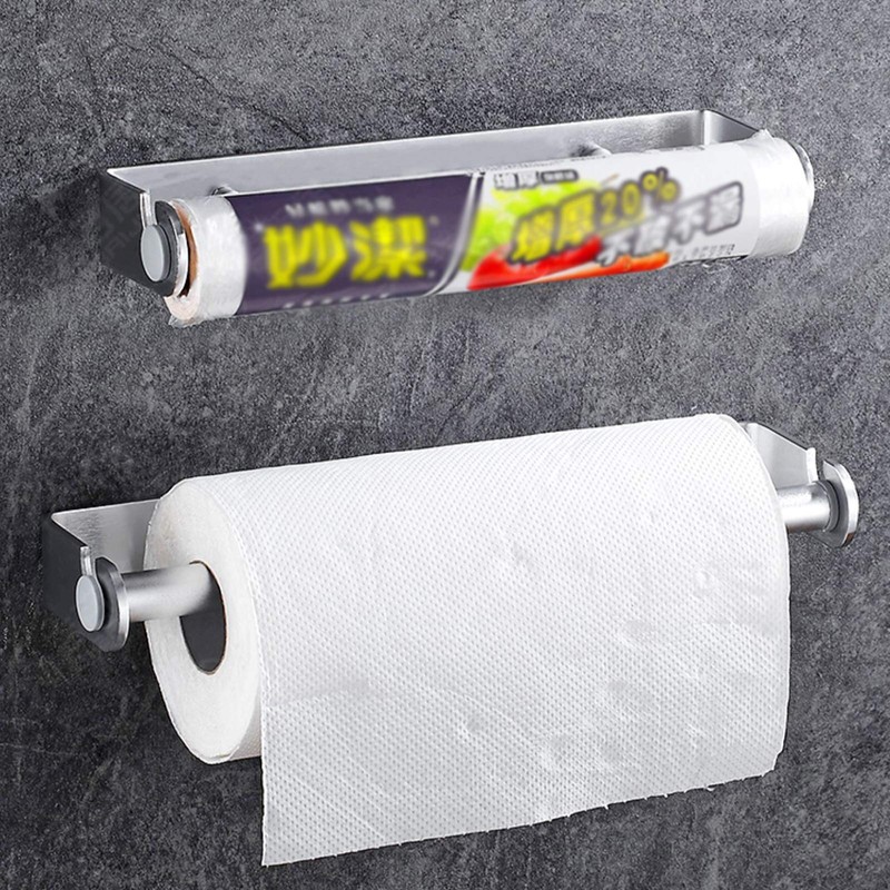 Kitchen Roll Holder Wall Mounted Stainless Steel Kitchen Roll Holder