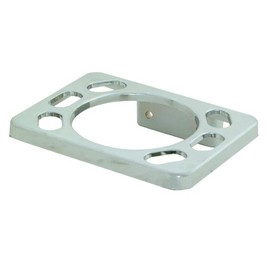 EZ-FLO 15206 Toothbrush and Cup Holder with Exposed Screw, Chrome