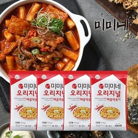 미미네 오리지널 매콤떡볶이 570g x 4봉 Mimi's Original Spicy Tteokbokki 570g x 4 bags