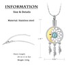 Dream Catcher Cremation Jewelry for Ashes for Women Men Moon