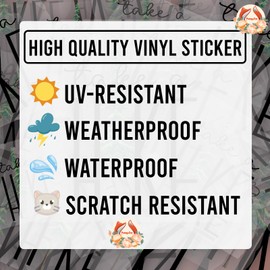 (3Pcs) Take A Hike Clear Sticker Nature Adventure Hiking Decal Waterproof Vinyl Stickers Adult for Laptop Kindle Car Water Bottle Mug Phone Notebook Musical Instrument - Size 3”x2.4”