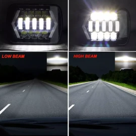 Unbranded For International 4700 9200 9400i Pair 5X7" Inch LED Headlights Sealed Hi-Lo DRL