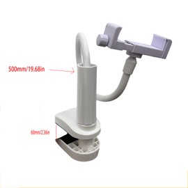 NVRTTRR Baby Monitor Holder, 43.5 in Long Flexible Arm with Strong Clamp for Crib, Furniture (19.67in)