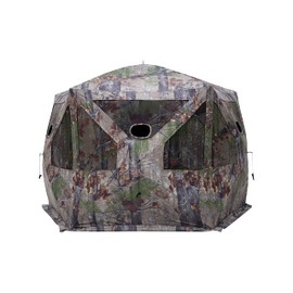Barronett Blinds PT550BW Pentagon Pop Up Portable Hunting Blind, Bloodtrail Backwoods Camo