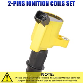 Set of 8 DG508 Ignition Coils and SP479 Spark Plugs For 5.4 V8 1998 1999 2000 2001 2002 2003 2004 Ford Expedition F150 F250 F350 Mercury Grand Marquis FD503