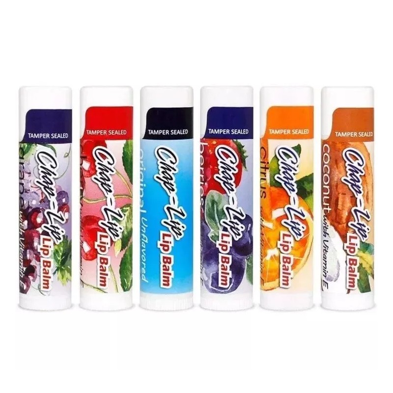 Chap lip lip Balm With Vitamin E, Assortment Of 6