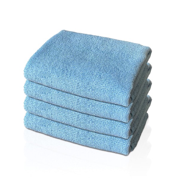 Clean Angel Paños de limpieza de microfibra premium para el hogar, baño, cocina, 16 x 16 pulgadas, alta densidad para limpieza diaria de múltiples superficies y limpieza de desorden (paquete de 4)