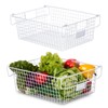 Granrosi Extra Large Stackable Wire Baskets for Organizing — Set
