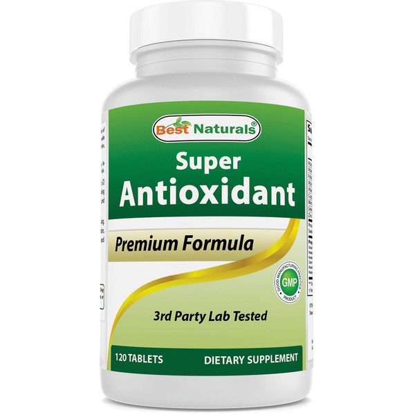 Fórmula antioxidante Best Naturals Super 120 tabletas