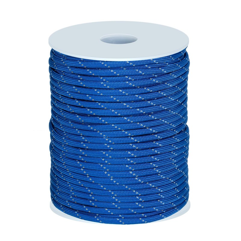 EXTEDRG Reflective Rope 50 Meters Reflective Paracord Rope 4mm for