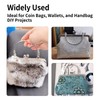 OKKRMGZ Purse Frame with Handles Metal Kiss Lock Clasp for