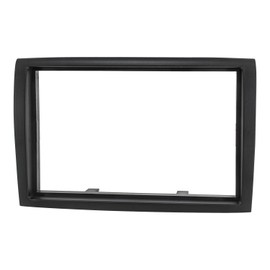 tomzz Audio 2414-048 Double DIN Radio Faceplate Compatible with Fiat Ducato Peugeot Boxer Citroen Jumper Relay Vehicle with Radio Preparation Black