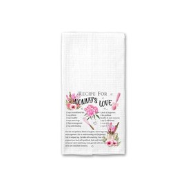 Recipe For Nonny's Love Kitchen Towel, Nonny's Kitchen Towel, Nonny's Tea Towel, Nonny's Dish Towel, Birthday Gift, Mother's Day Kitchen Towel, Housewarming Gift, Recipe For Love Kitchen Towel