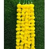 Artificial Flower Marigold Flower Garland 5 String Party Genda phool